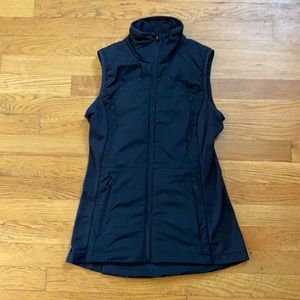 lululemon run vest black size 4